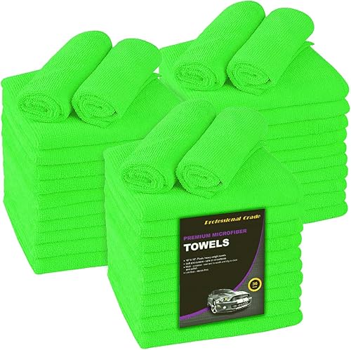 Blue Horizon Toallas de limpieza de microfibra grandes, paquete de 36 paños de lavado, paño de limpieza de microfibra de felpa ultra suave,