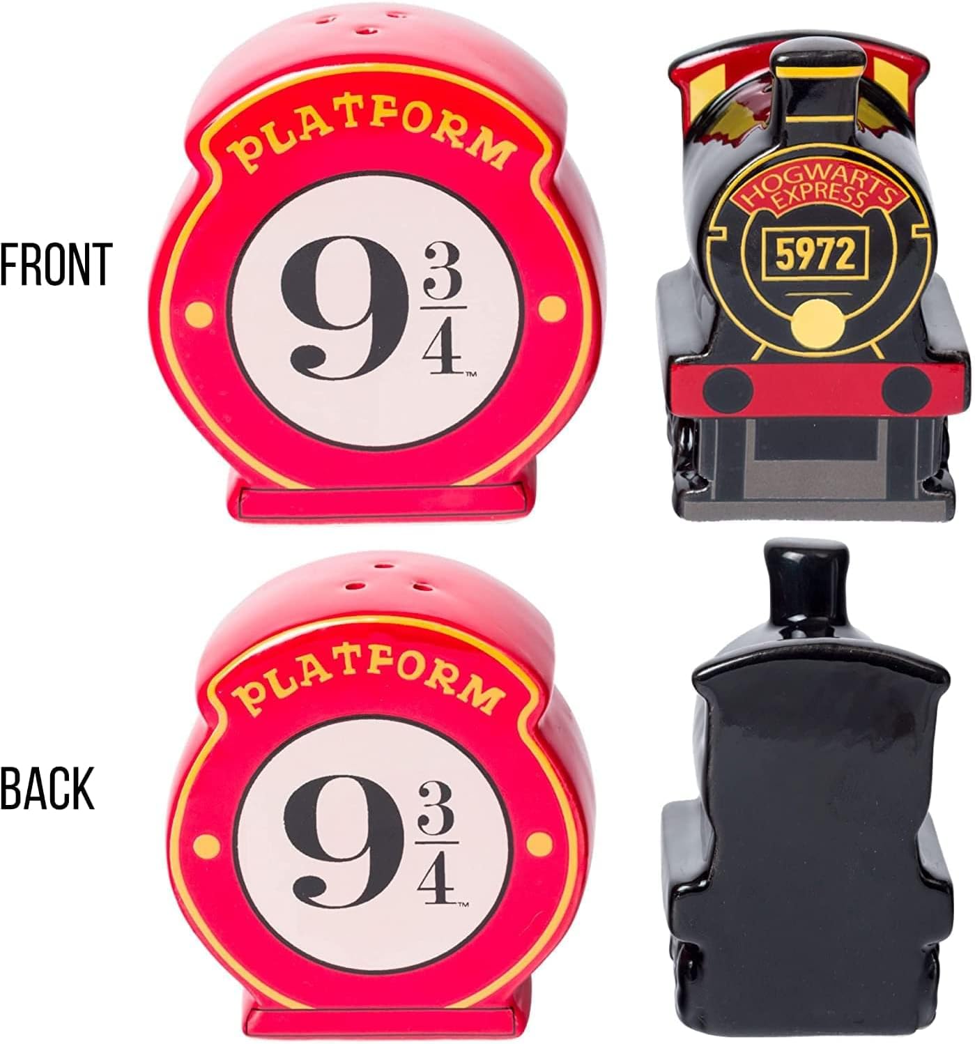 Silver Buffalo Harry Potter Hogwarts Express, Salt and Pepper Shaker Set