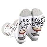 2 Pairs Espresso Martini Drinking Lover Gift Espresso Martinis Themed Sock