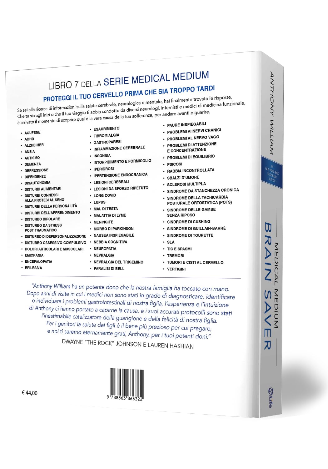 Medical Medium Brain Saver: Le risposte a infiammazione cerebrale, salute mentale, dipendenze, depressione, ansia, metalli pesanti, Lyme, ADHD, Alzheimer, malattie autoimmuni e disturbi alimentari