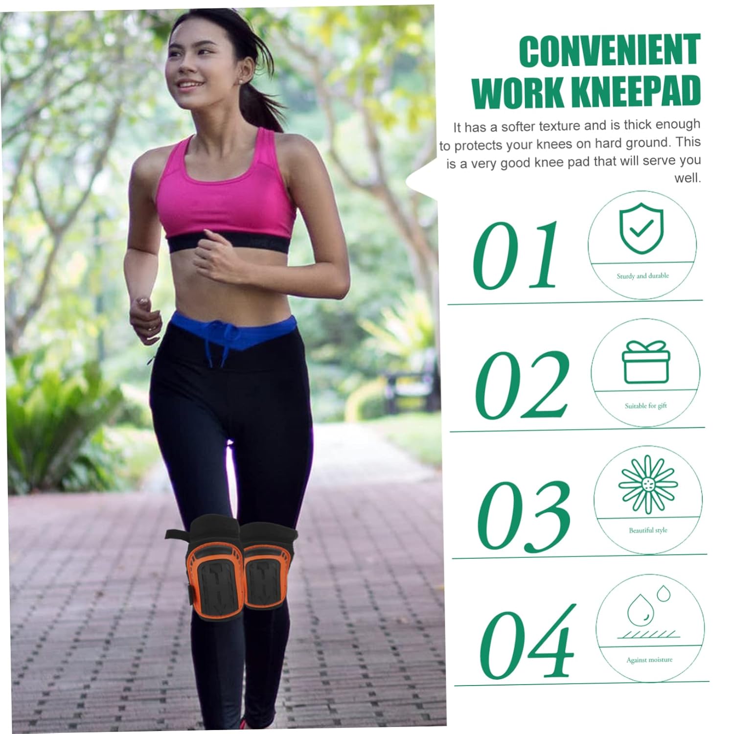 1pair Wear-resistant Gardening Knee Pads Non- Comfortable Cushions for Outdoor Work Landscaping and Vehicle Maintenance