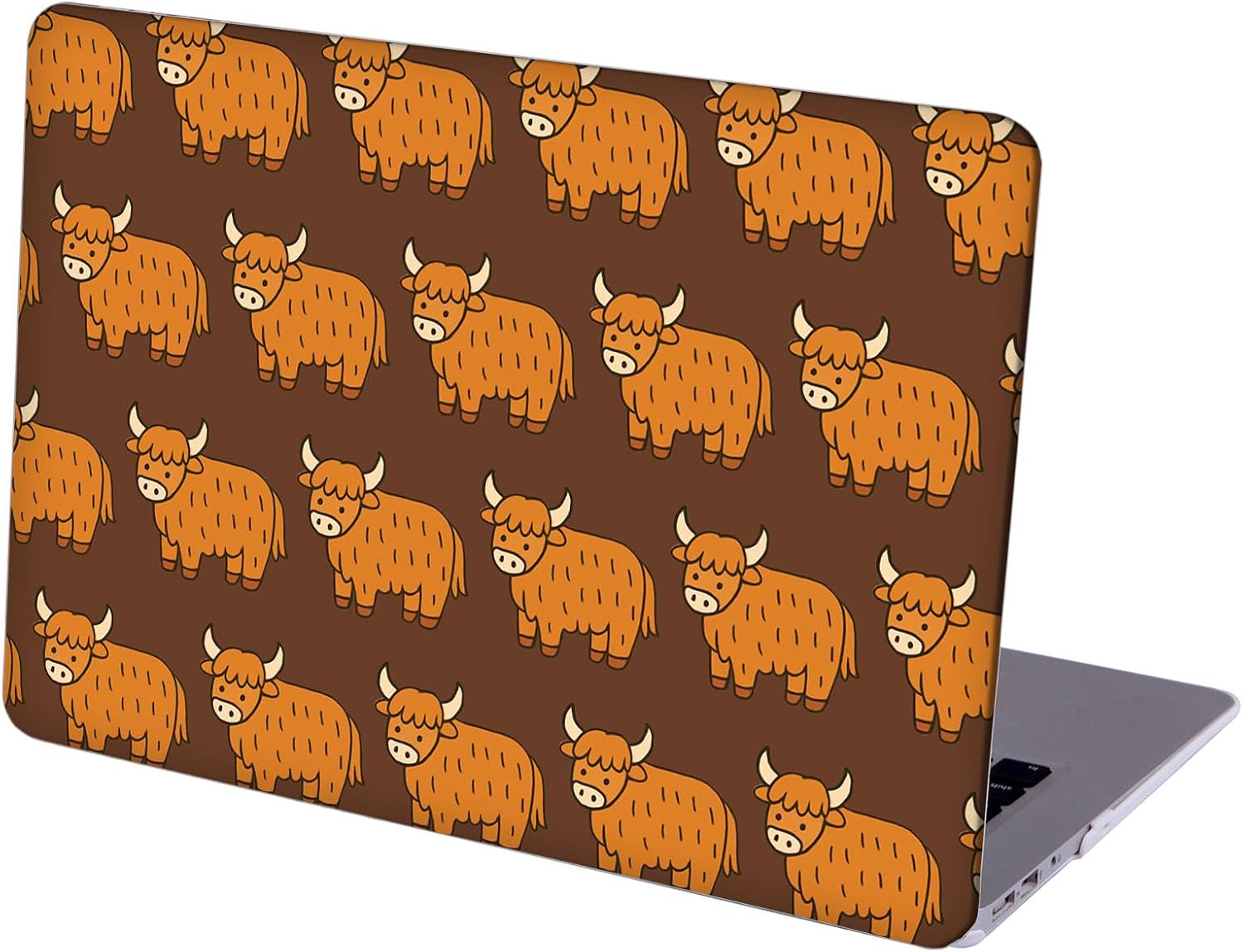Compatible with MacBook Neo 13-inch, Hard Shell Case with Keyboard Cover and Screen Protector (A3404 A18 Pro chip, 2026 Release) - Highland Cow MD8659