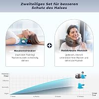 Tech Love Nyaknyújtó Kombó Csomag - Állítható Nyaki Húzóeszköz és Párna Nyakfájdalom Enyhítésére, Izomrelaxációs Készülék 2