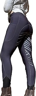 Ladies Silicone Grip Soft Horse Riding/Gym/Yoga Leggings Tights Breeches Equine