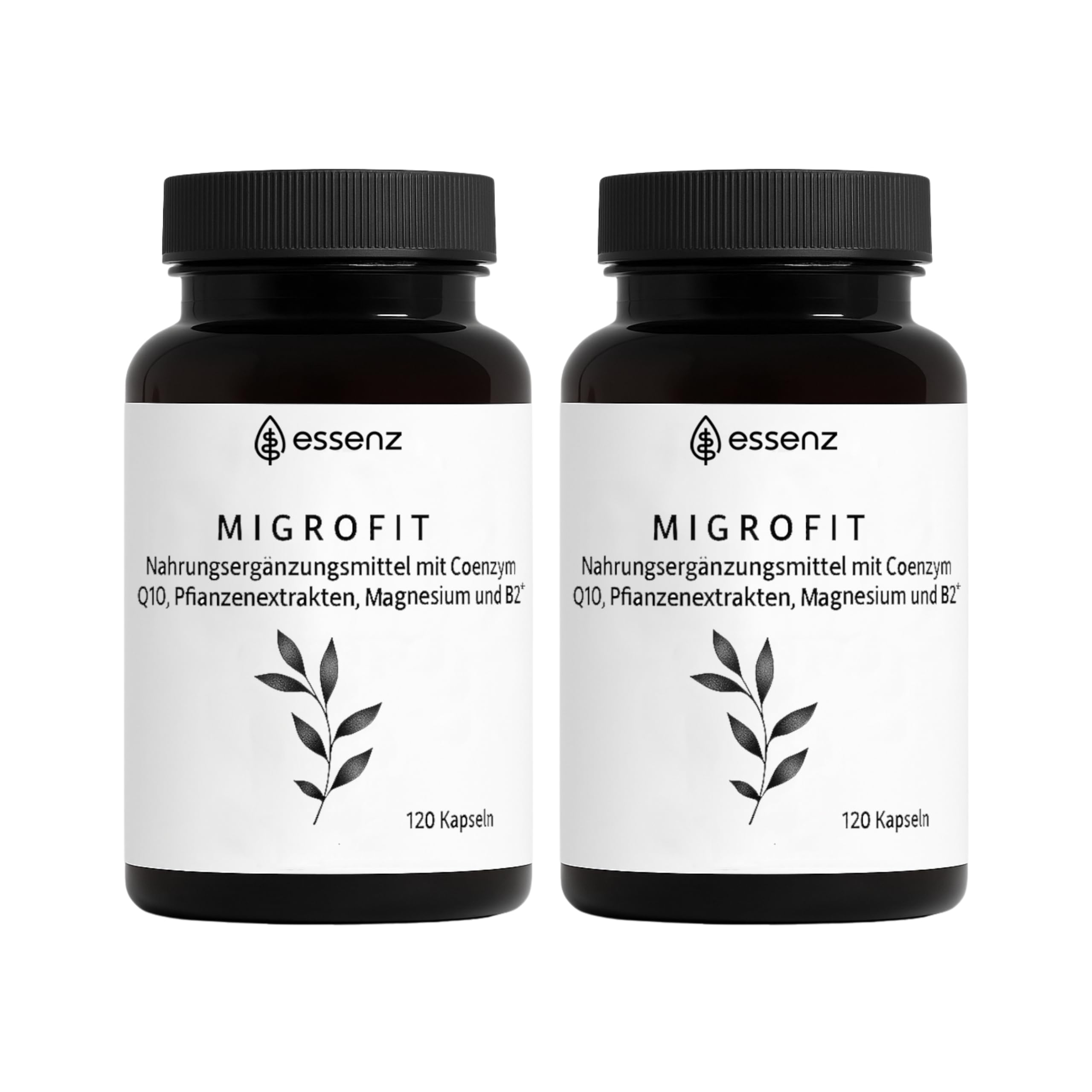 ESSENZ MigroFit 2x120 Kapseln – Magnesium, Vitamin B2 & Q10