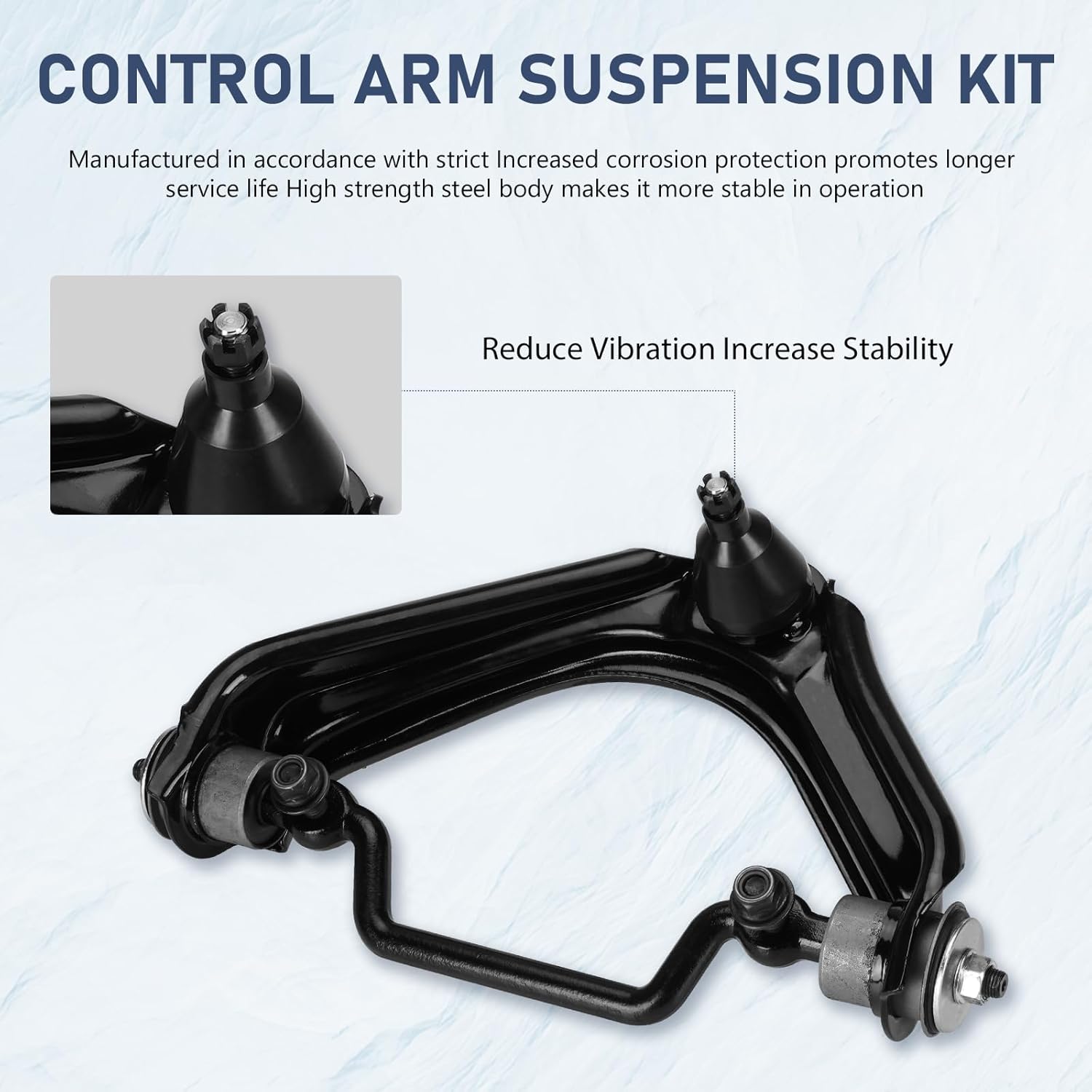 K620224 K620225 Front Upper Control Arm w/Ball Joint Fit for 2002 2003 Ford Explorer 2002 2003 Mercury Mountaineer -10pc Set