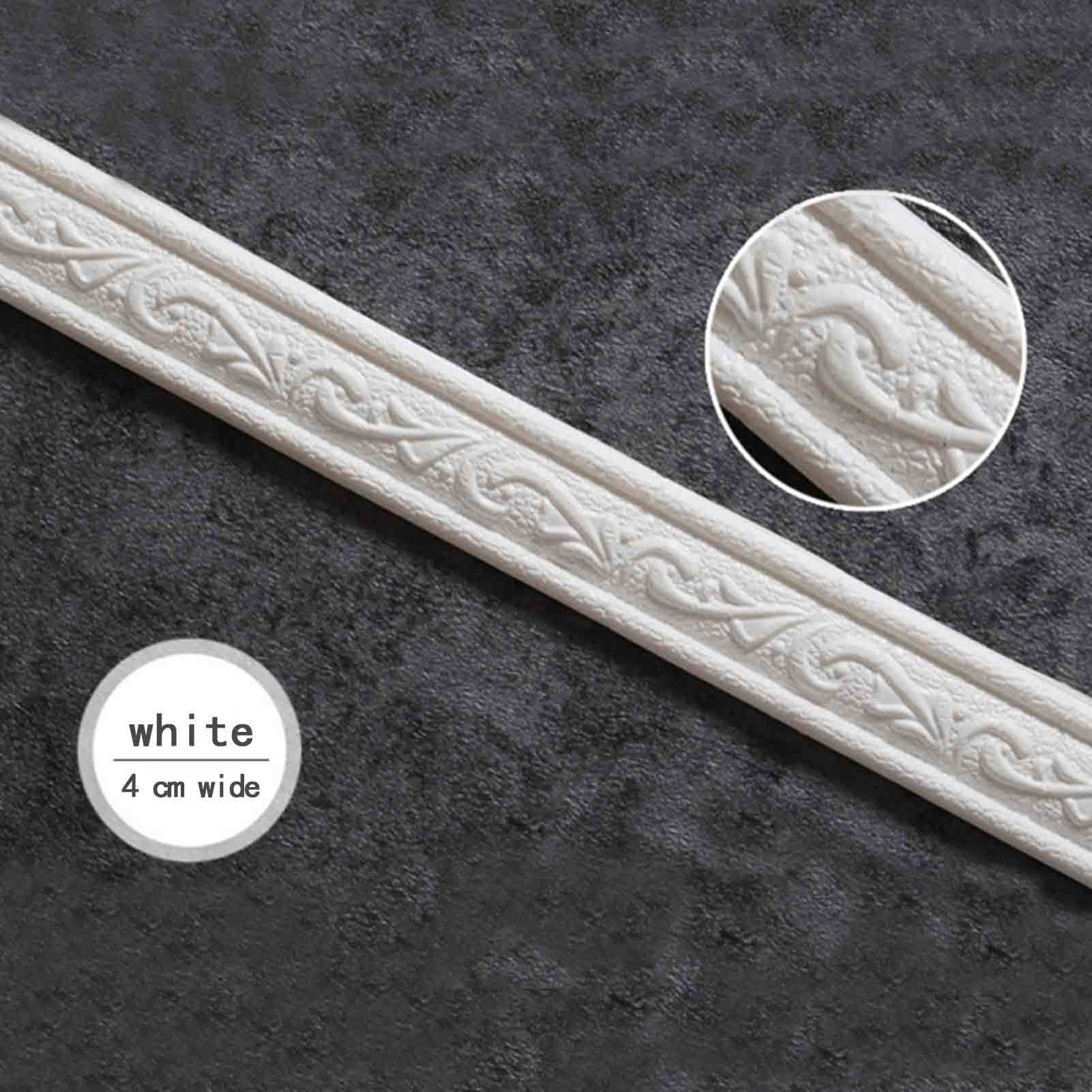 Tira Adhesiva Para Bordes De Pared, Calcomanías De Pared Para Zócalos, Calcomanías De Zócalo Para Sala De Estar, Adhesivos De Pared Para Reparación De Pared De Fondo De Dormitorio