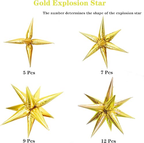 Vista 32 de 136 globos de aluminio para fiesta del 4 de julio, globos de papel de aluminio con bandera de estrella roja, blanca y azul para el Día