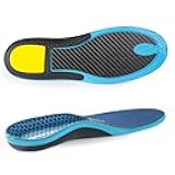 Carbon Fiber Shock-Absorbing Insole with Arch Support is Suitable for Basketball, Running, Cycling, Outdoor Hiking and Other Daily Sports. (Blue, M：5.5/6丨W：6.5/7（250mm）)