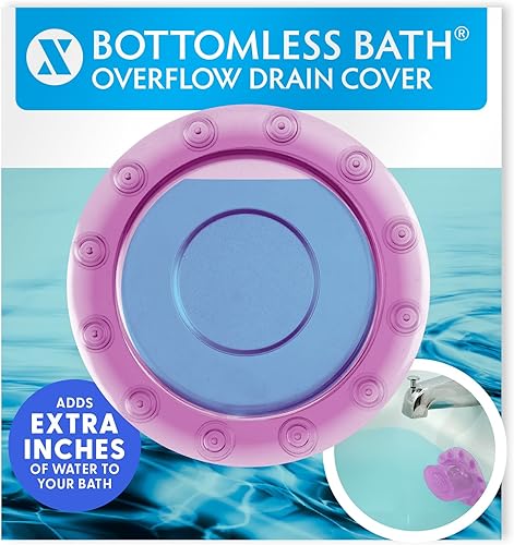 Vista 16 de SlipX Solutions Bottomless Bath - Cubierta de drenaje de desbordamiento para tina, añade pulgadas de agua a la tina para un baño más cálido