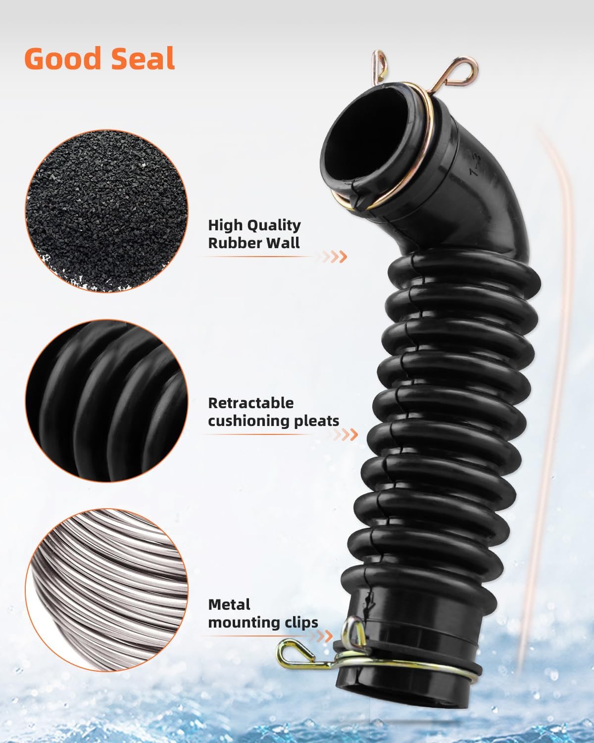 Washer Drain Hose AEM75152901 Fit for LG Washers WT7900HBA WT7800CV/00 WT7900HBA/00 WT7400CW/00 WT7405CW/00 WT7900HBA/04 WT7400CV/00 WT7405CV/00 WT7900HBA/05 WT7800CW