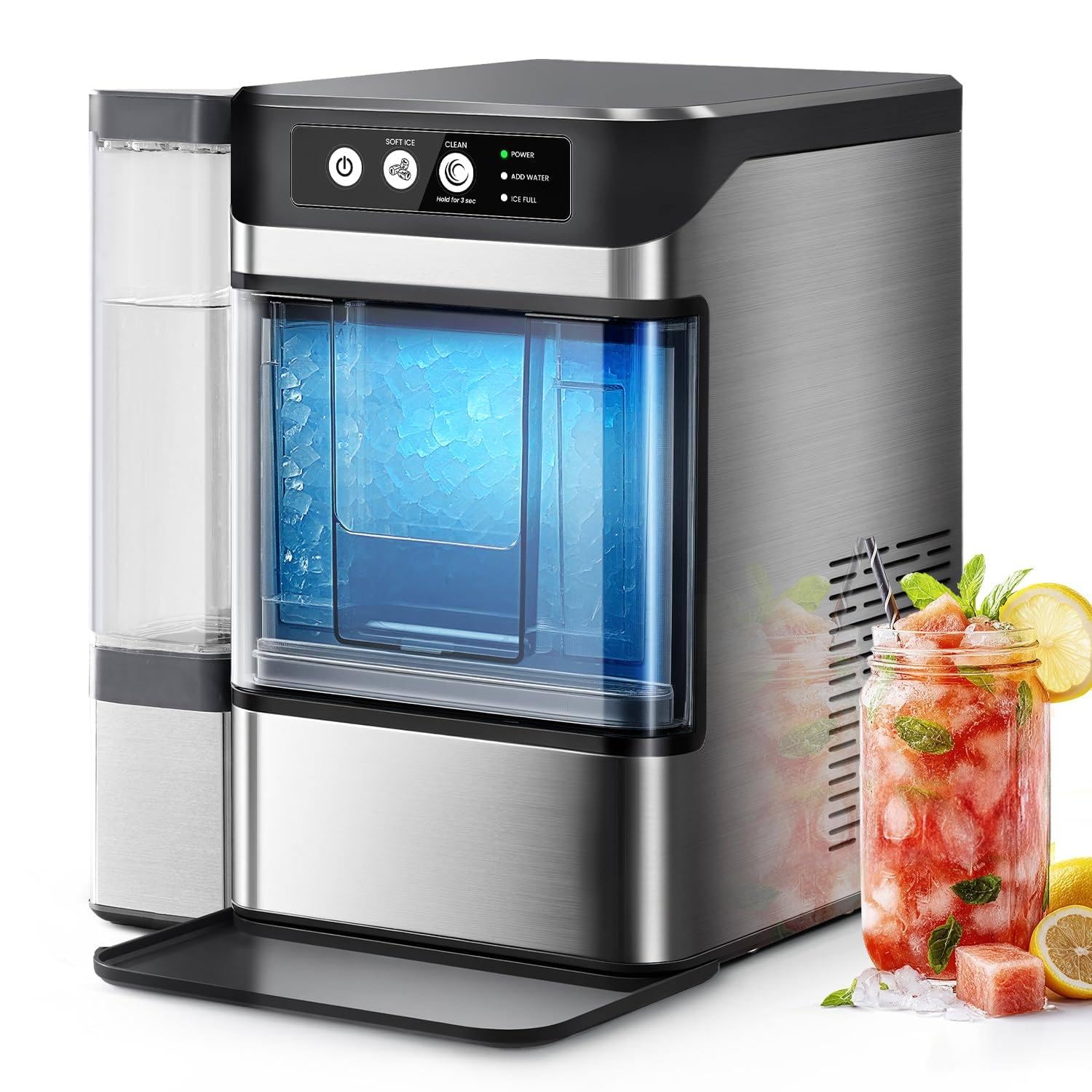Hielo masticable Tuggbar para encimera que soluciona la falta de espacio en fiestas