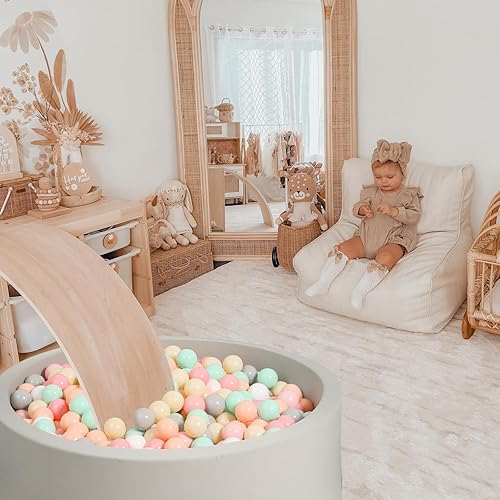 Miniatura 18 de GOGOSO 100 pelotas de juego no tóxicas para niños, suaves, a prueba de aplastamiento y sin BPA en colores divertidos para jugar en interiores