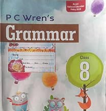 PC Wren's Grammar Class 8 By NDV Prasada Rao (Second Hand & Used Book) (S)