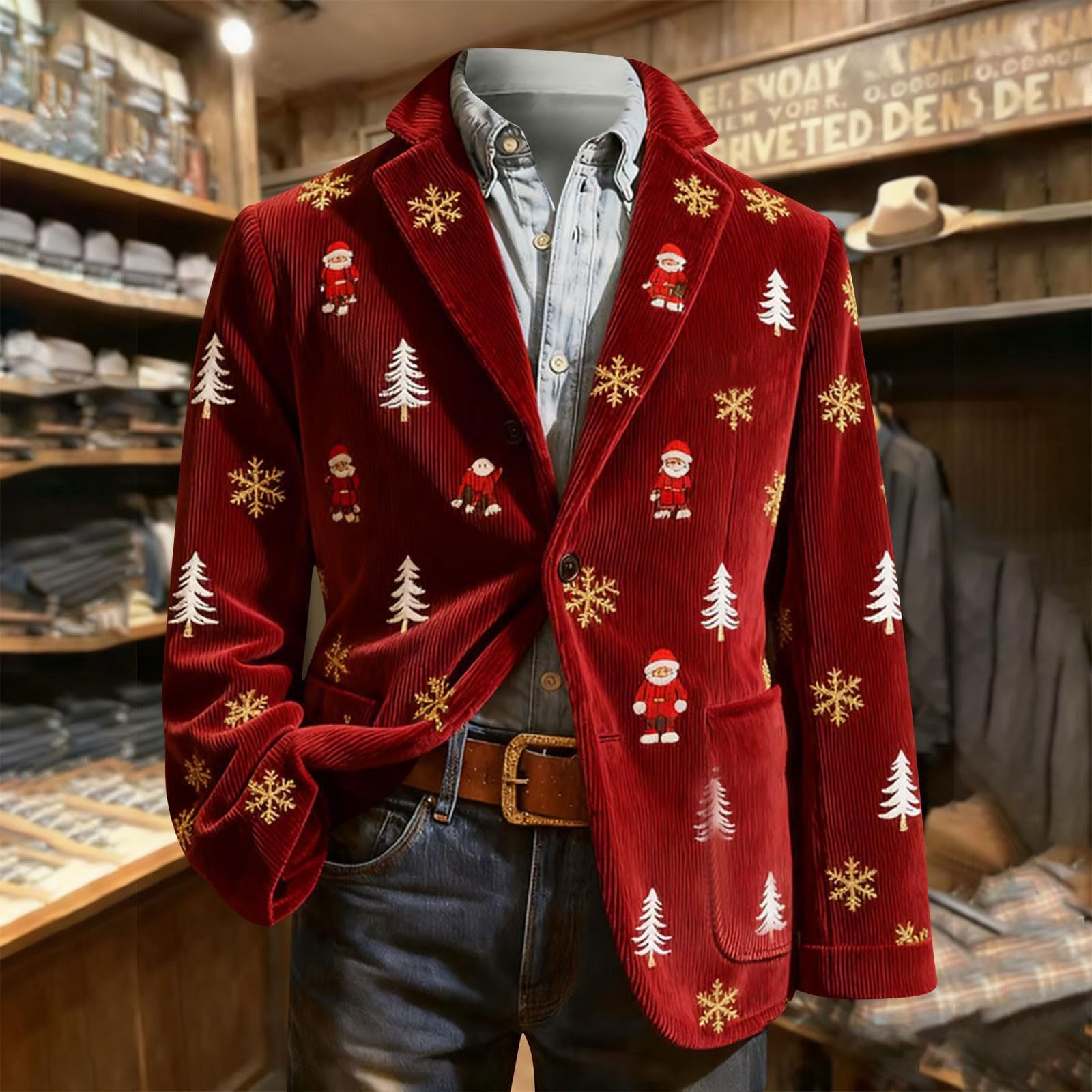 Genérico Americana Hombre Blazer Slim Fit Fiesta Chaqueta de Traje Caballero Elegante Negocios Boda Casual Ajustada Moderna Estilo Noche A15