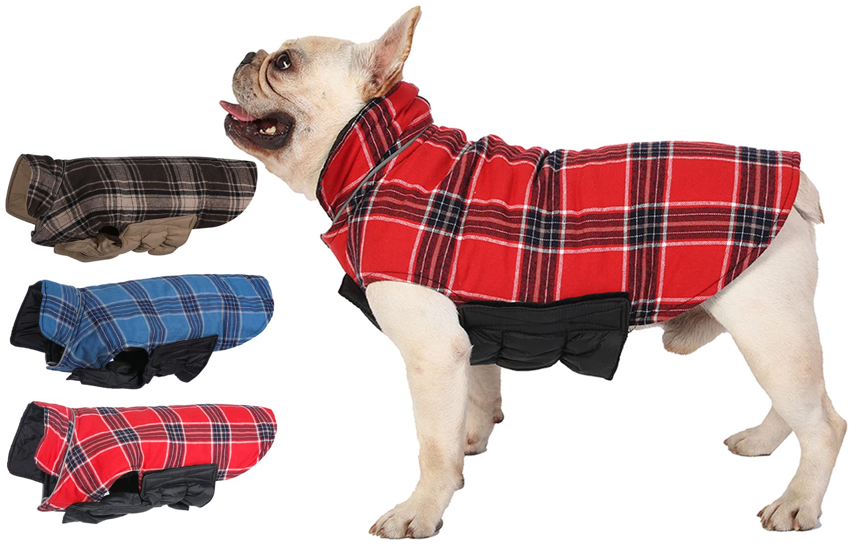Caslfuca Dog Winter Coat, Winter Dog Extra Warm Coats Dog Fleece