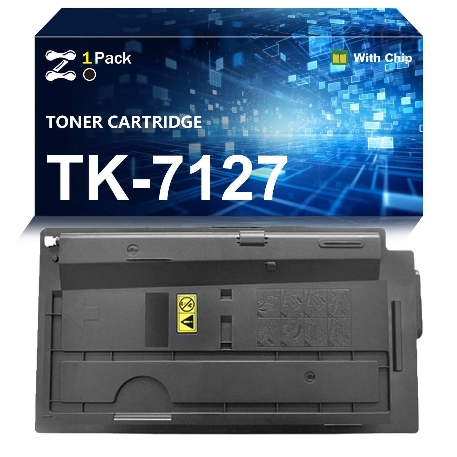 TK-7127 Toner Cartridge Compatible for Kyocera TK-7127, Work for Kyocera TASKalfa 3212i Printers, 1 Black