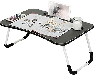 Laptop Bed Desk Laptop Stand, Laptop Desk Folding Laptop, Reading Folding Bed Desk, Desk Bed Tray or Bed and Sofa Breakfast Tray, 4 Tier Folding