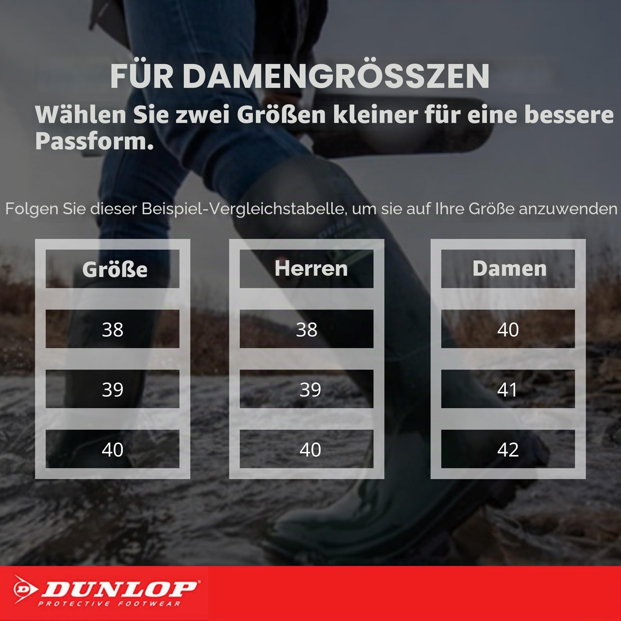 DUNLOP Protective Footwear, B370411, Wellie Two-Tone Schuhe, Weiß/Grün, Größe 38 EU