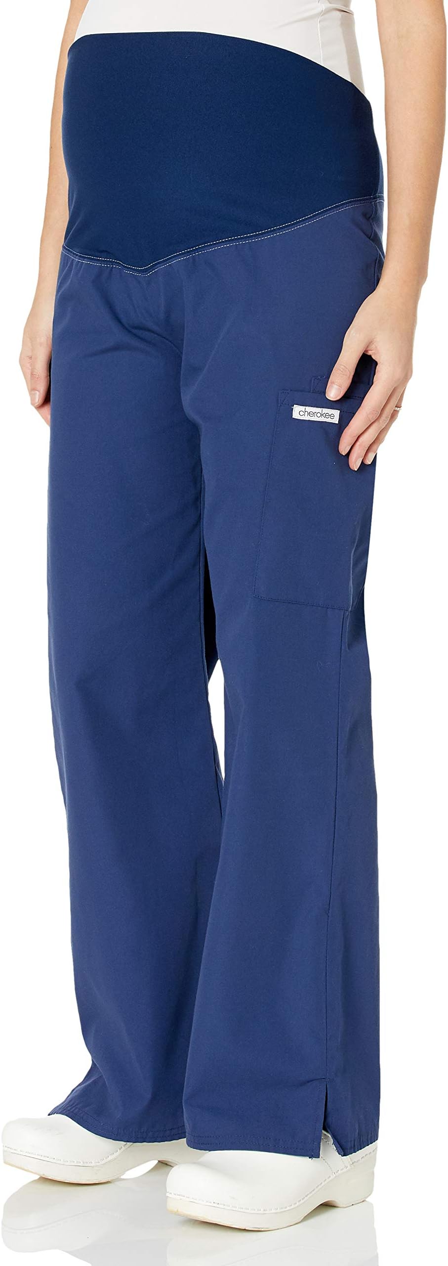 CHEROKEE Women's Maternity Elastic Waist Scrubs Pant