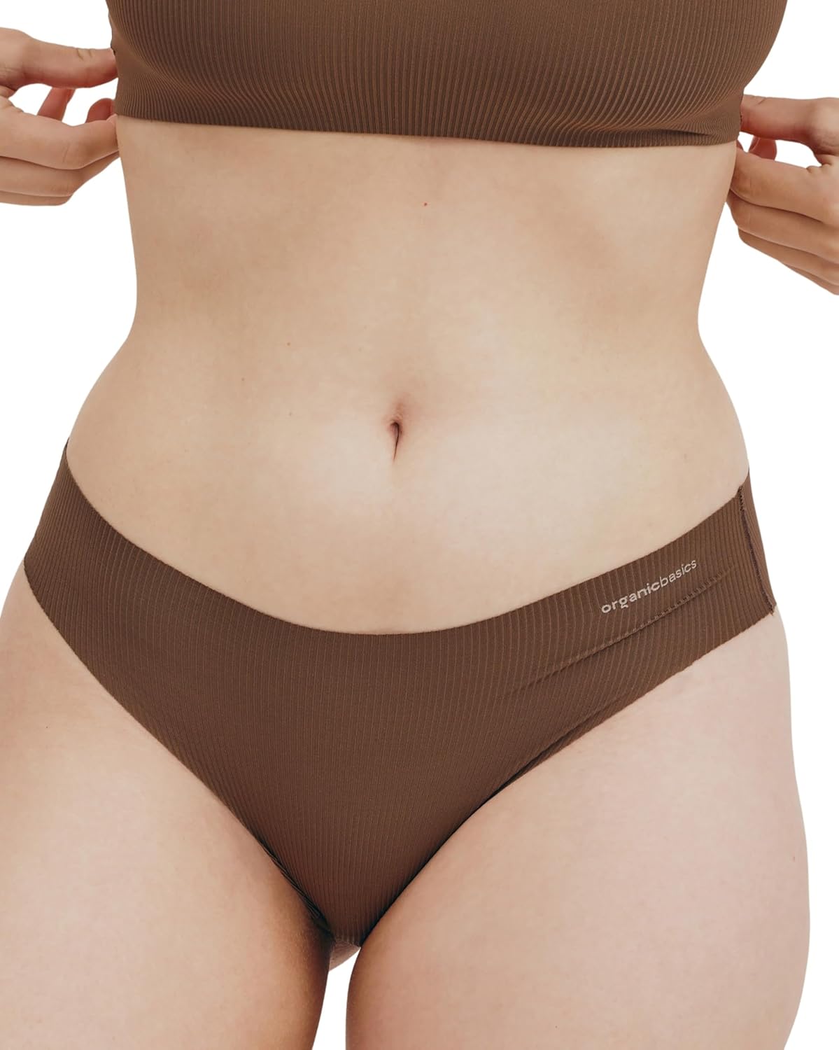 Organic Basics womens Naked Ribbed Brief Underwear - Image 3