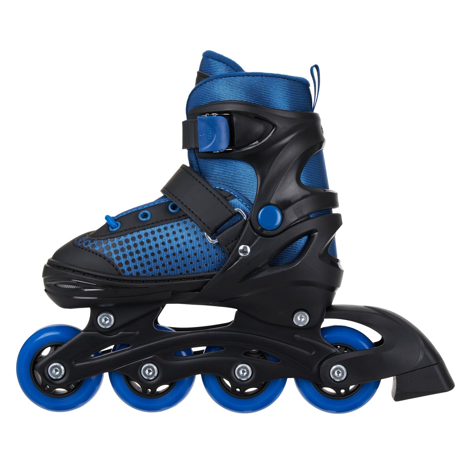 Madivo Horizon Boy Łyżworolki z łożyskiem kulkowym ABEC-5, dla mężczyzn - młodzieży - dzieci, czarne/niebieskie, rozmiary: 30-33, 34-37, 38-41
