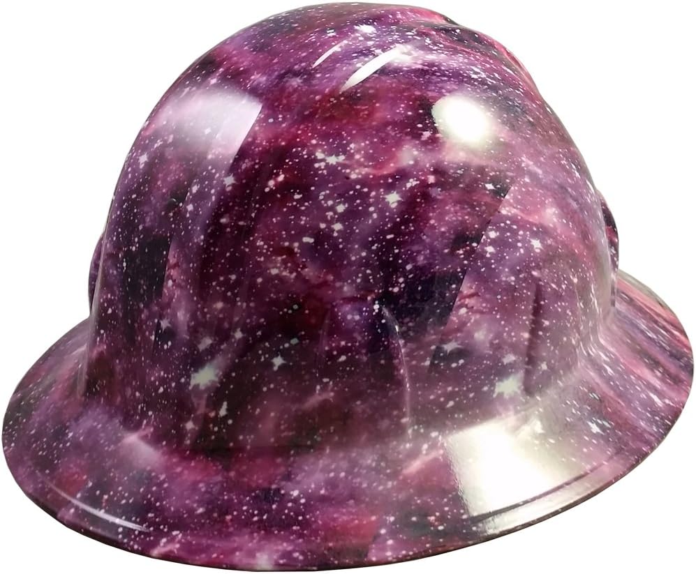 Galaxy Full Brim Hydro Dipped Hard Hat