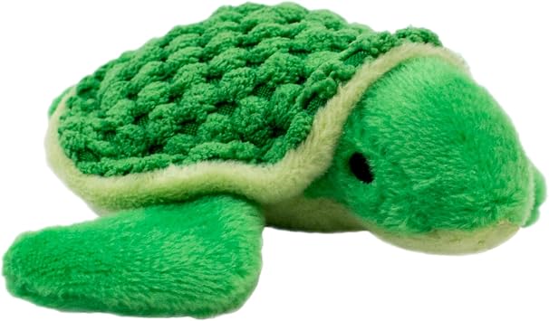 Tall Tails Small Classic Plush Squeaker Toy for Dogs, Baby Turtle