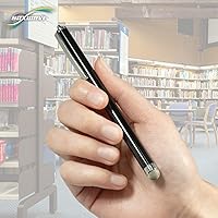 Vista 9 de BoxWave Lápiz capacitivo EverTouch compatible con iPad (2ª generación 2011), lápiz capacitivo con punta de fibra, color rojo carmesí