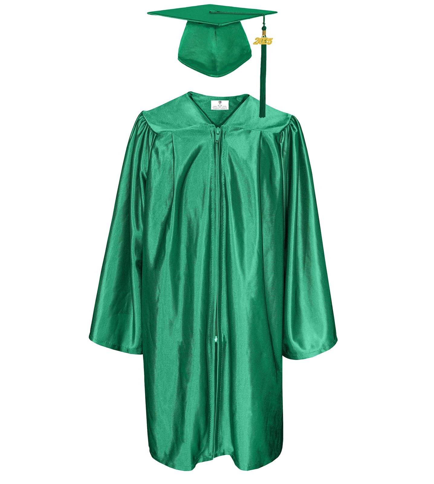 GradPlaza Shiny Preschool Graduation Cap and Gown for Kids 2025 and 2026 Tassel kindergarten graduation cap and gown