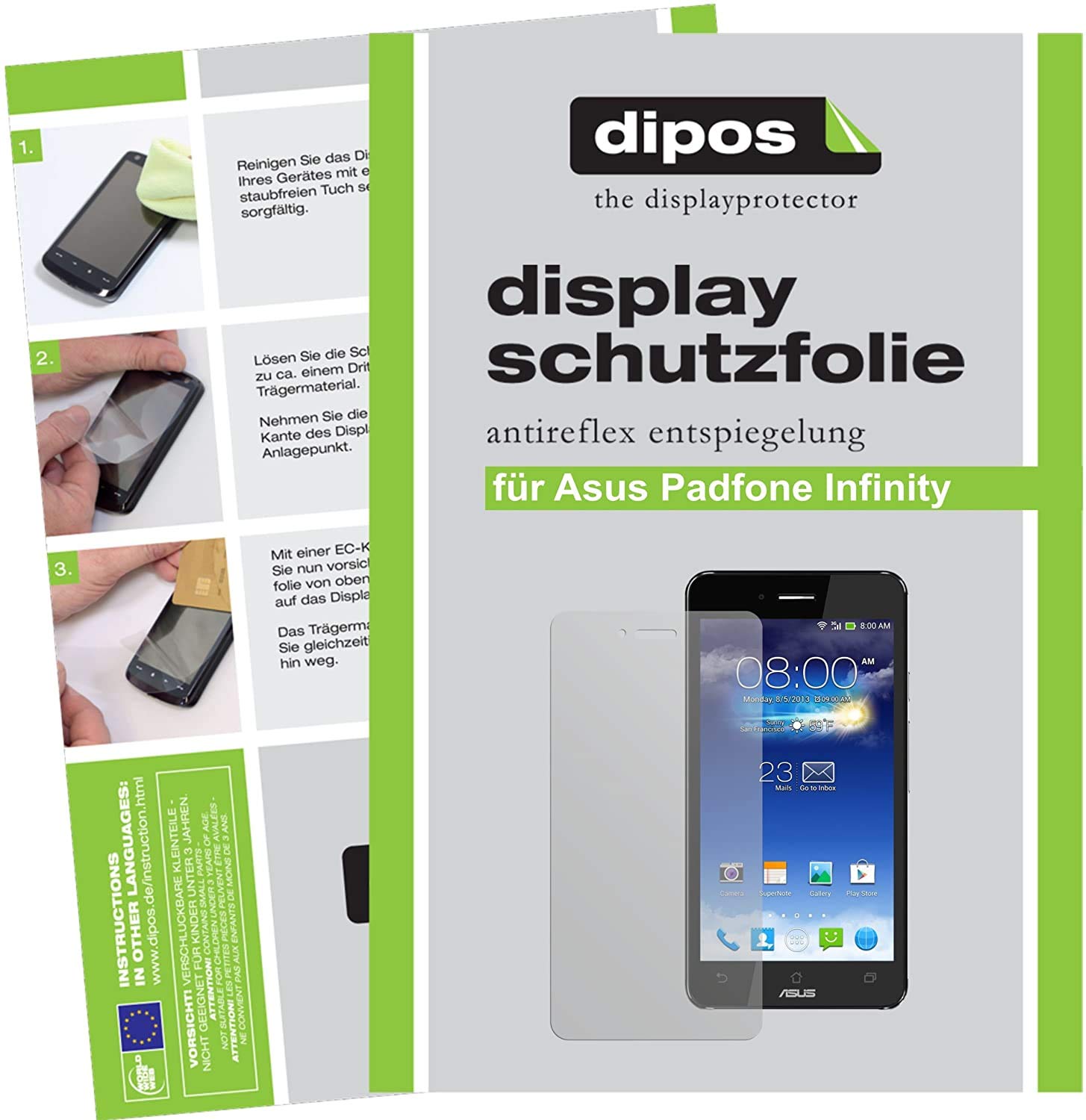 dipos I 2x Pellicola Protettiva antiriflesso compatibile con