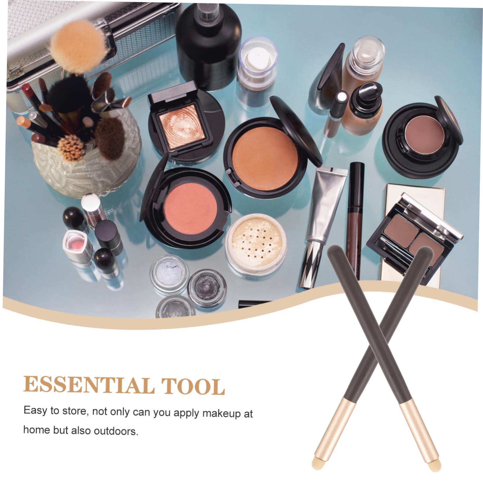 ARTSEWPLY 3Pcs Lip Makeup Brush Lip Gloss Applicators for Lipstick Concealer Eyeshadow Makeup Brushes for Women for Home Professional Use