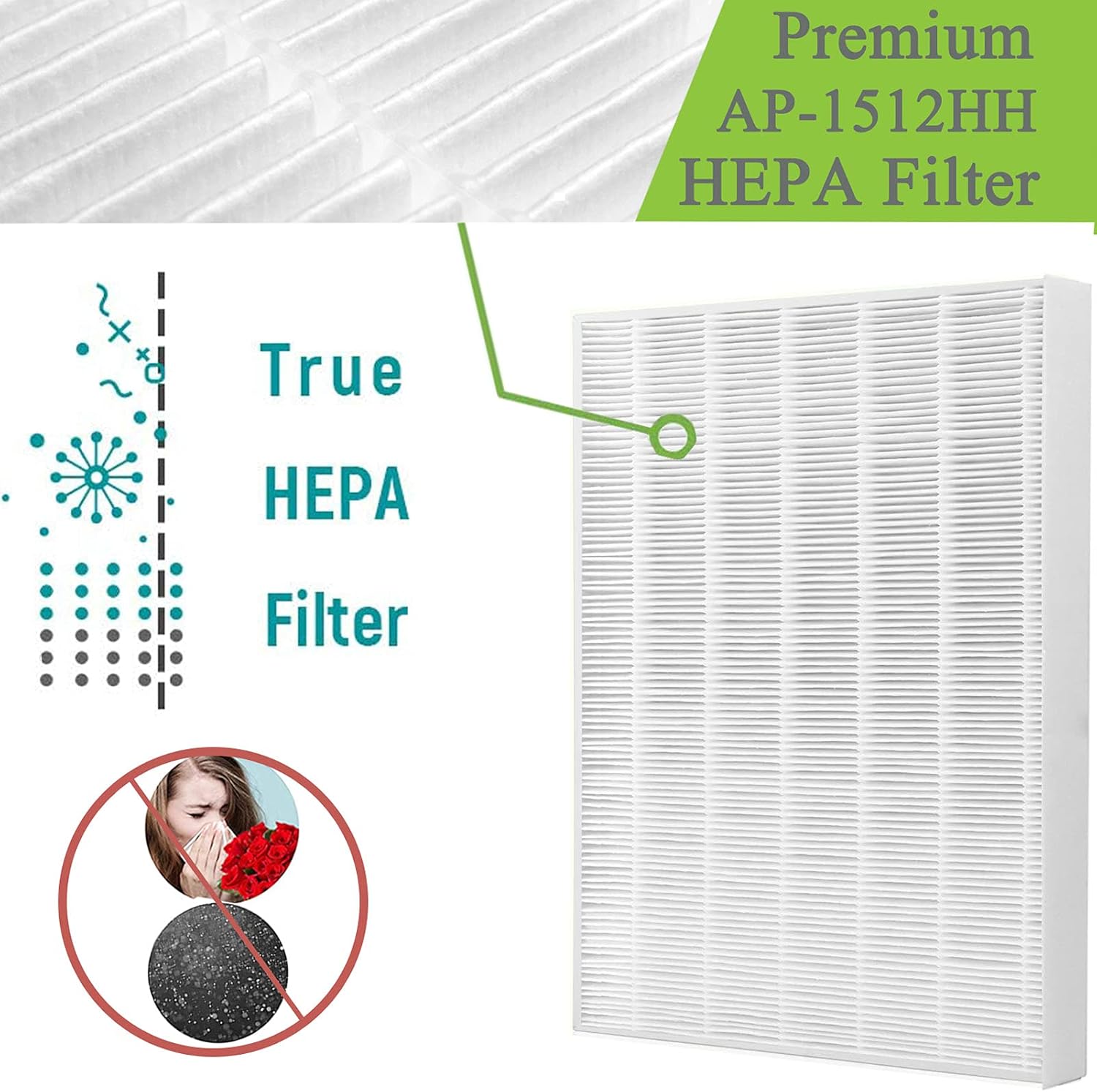 Replacement Filter for Coway AP1512HH AP-1512HH-FP, 3304899 Filter with 6 Pack Carbon Pre-filters - Image 5
