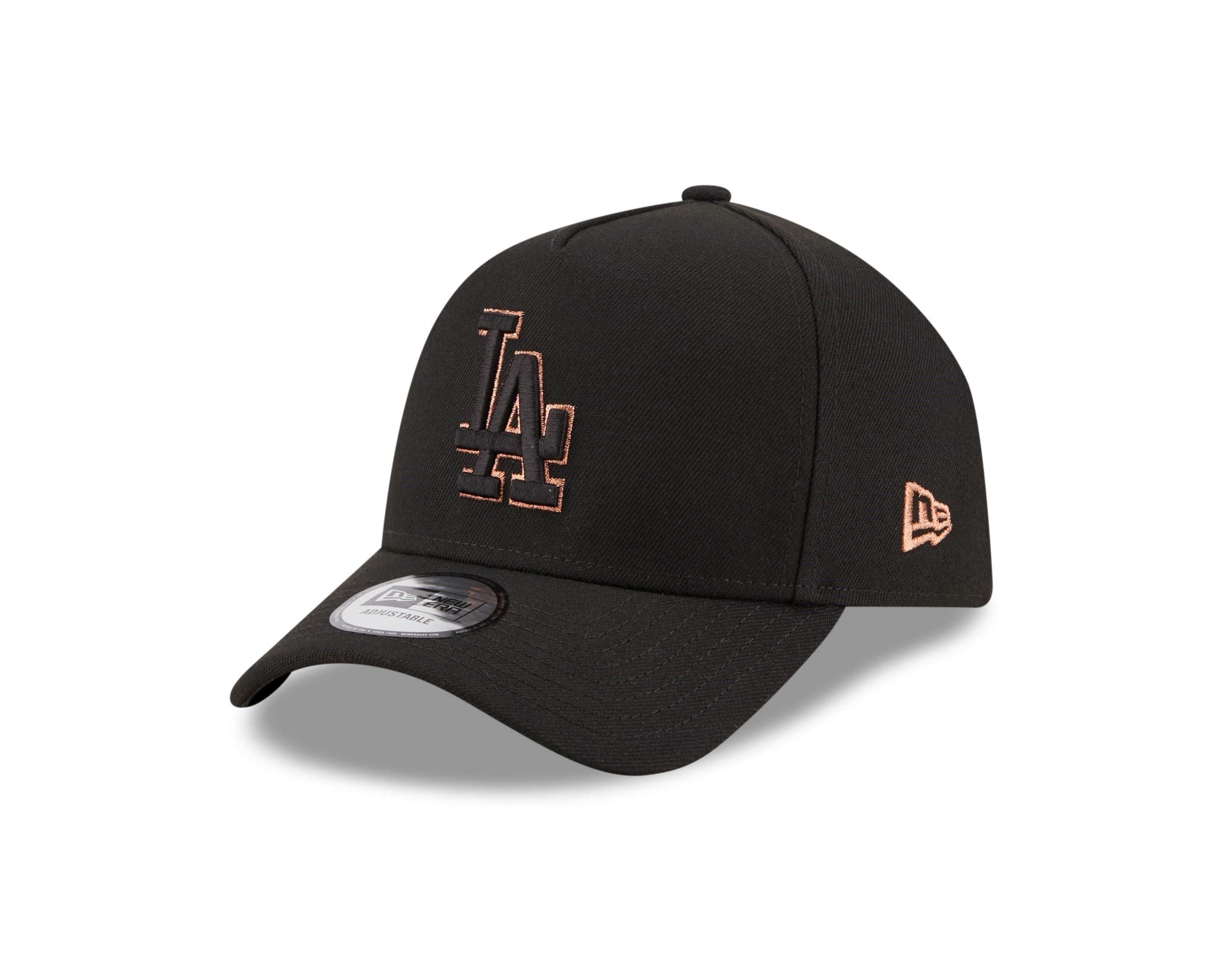 New Era Los Angeles Dodgers MLB Basecap 9Forty A-Frame Kappe verstellbar Baseball Snapback schwarz - One-Size