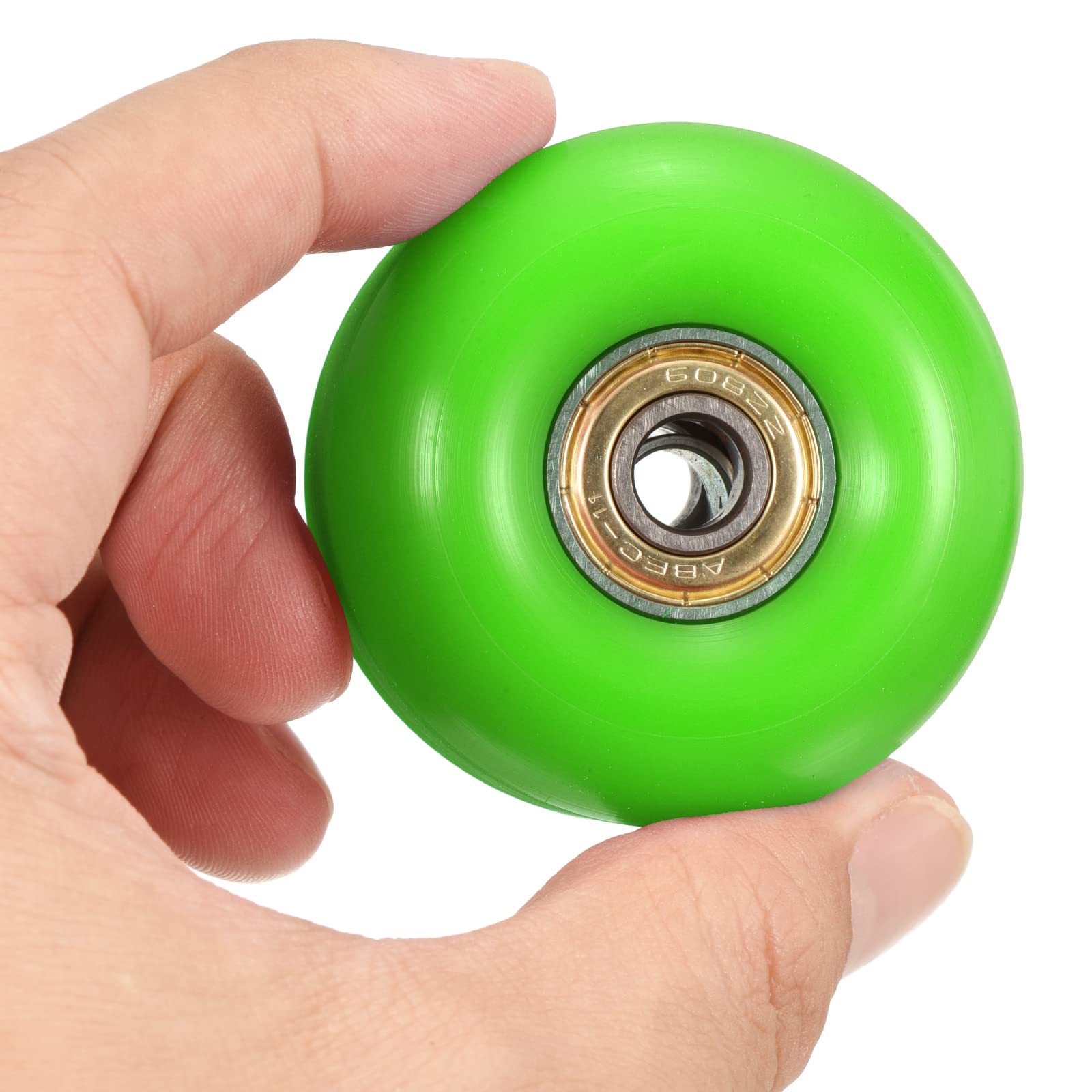 PATIKIL 4er-Set Skateboard-Rollen 52 Mm – 95A, Grün-gold, Mit Lagern – Straßenräder Für Cruiser & Longboard – Ersatz & Wartung PATIKIL 4er-Set Skateboard-Rollen 52 Mm – 95A, Grün-gold, Mit Lagern – Straßenräder Für Cruiser & Longboard – Ersatz & Wartung