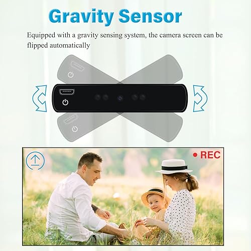 Miniatura 4 de Cámara oculta portátil de gran capacidad de 1080P 10000mAh, 20 horas de grabación continua, mini cámara espía de seguridad con sensor de