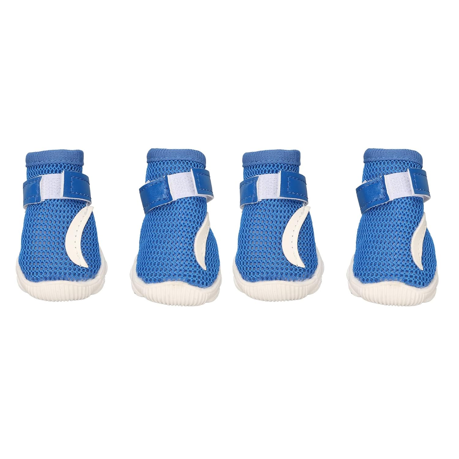 Puppy Shoes, Soft Strong Grip Hook and Loop Closure Blue Prevent Slip