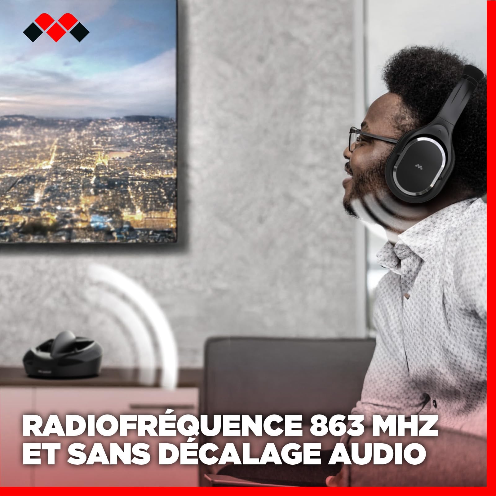 Meliconi HP600 Pro Casque Noir