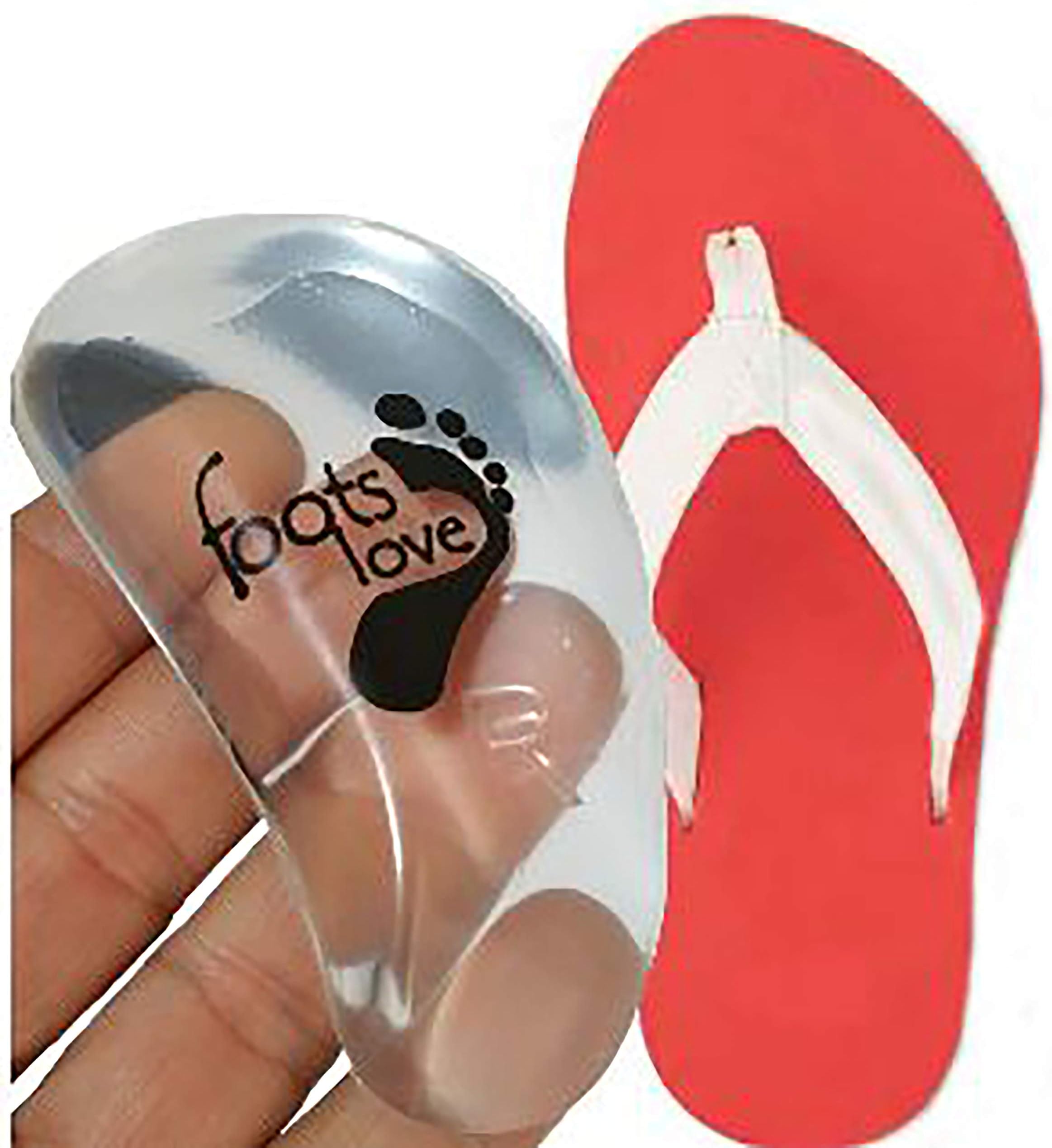 Foots Love - 6 Plantar Fasciitis Arch & Heel Gel Support Inserts. Guaranteed Relief of Flat Feet, Metatarsal, Flat & Fallen High Arch Pain. Foot Orthotics for Men and Women. Stops Foot Pain !