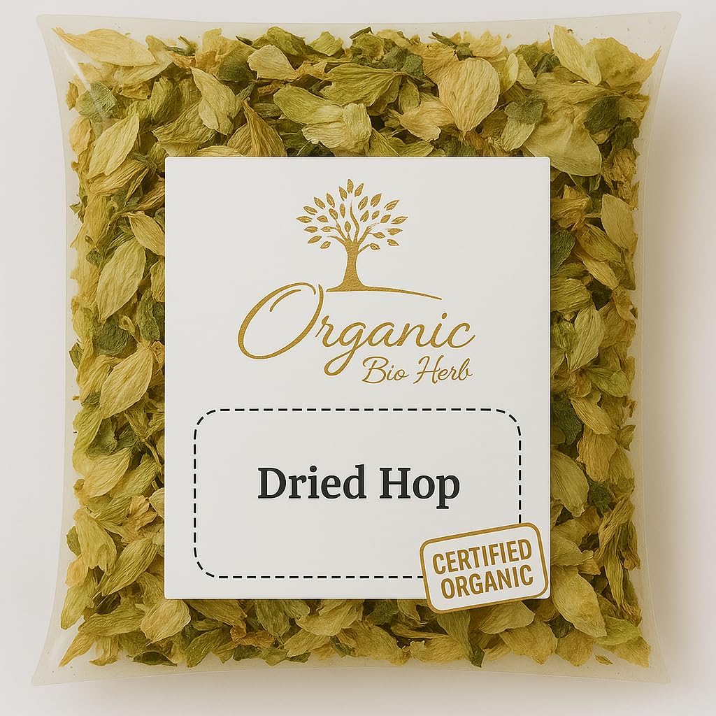 Organic Bio Herbs-Organic Dried Hop (Humulus lupulus) 6 Oz.
