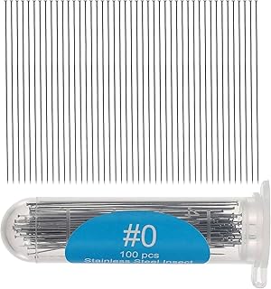 100pcs Stainless Steel Specimen Pin Collection Needles Specimen Entomology Entomology Needles for School Entomology Collectors, normal