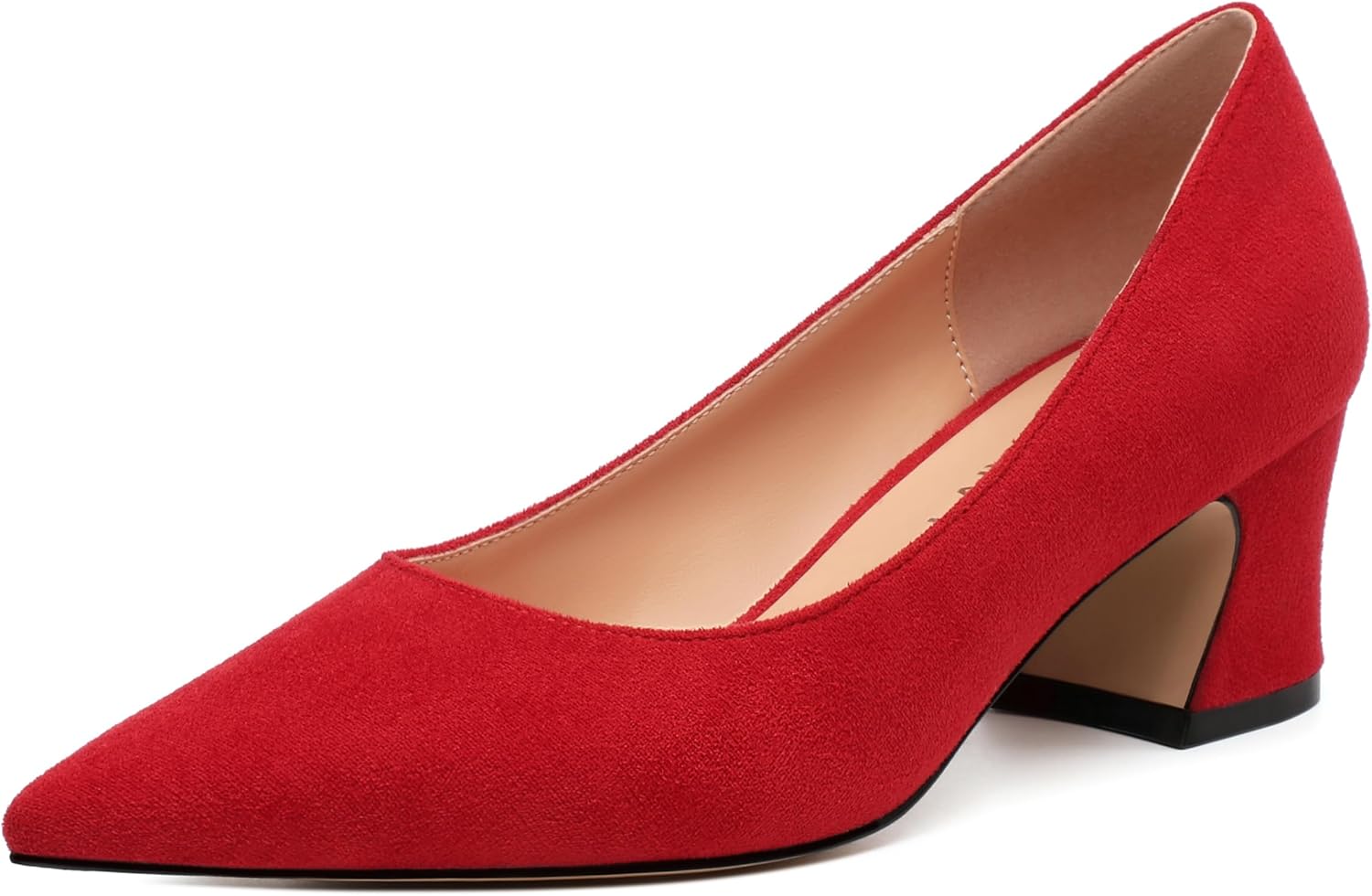 Women's Pumps, Pointed Toe Low Heel Shoes, Fashion Womens Dress Pumps for Daily Party Work