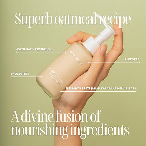 Miniatura 5 de METABLESSED Loción de avena orgánica hidrata y reafirma la piel deshidratada, elimina las estrías y cicatrices. Alivio instantáneo, fórmula a base