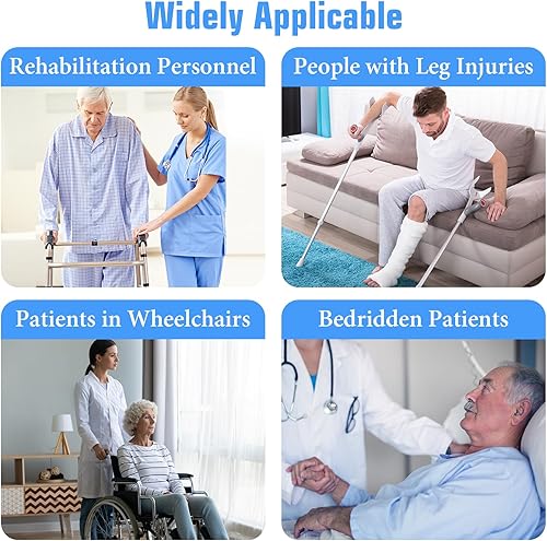 Miniatura 7 de Cinturón de marcha con asas, cinturón de transferencia para ancianos, cinturones de marcha para pacientes, asistencia de cinturón de transferencia,