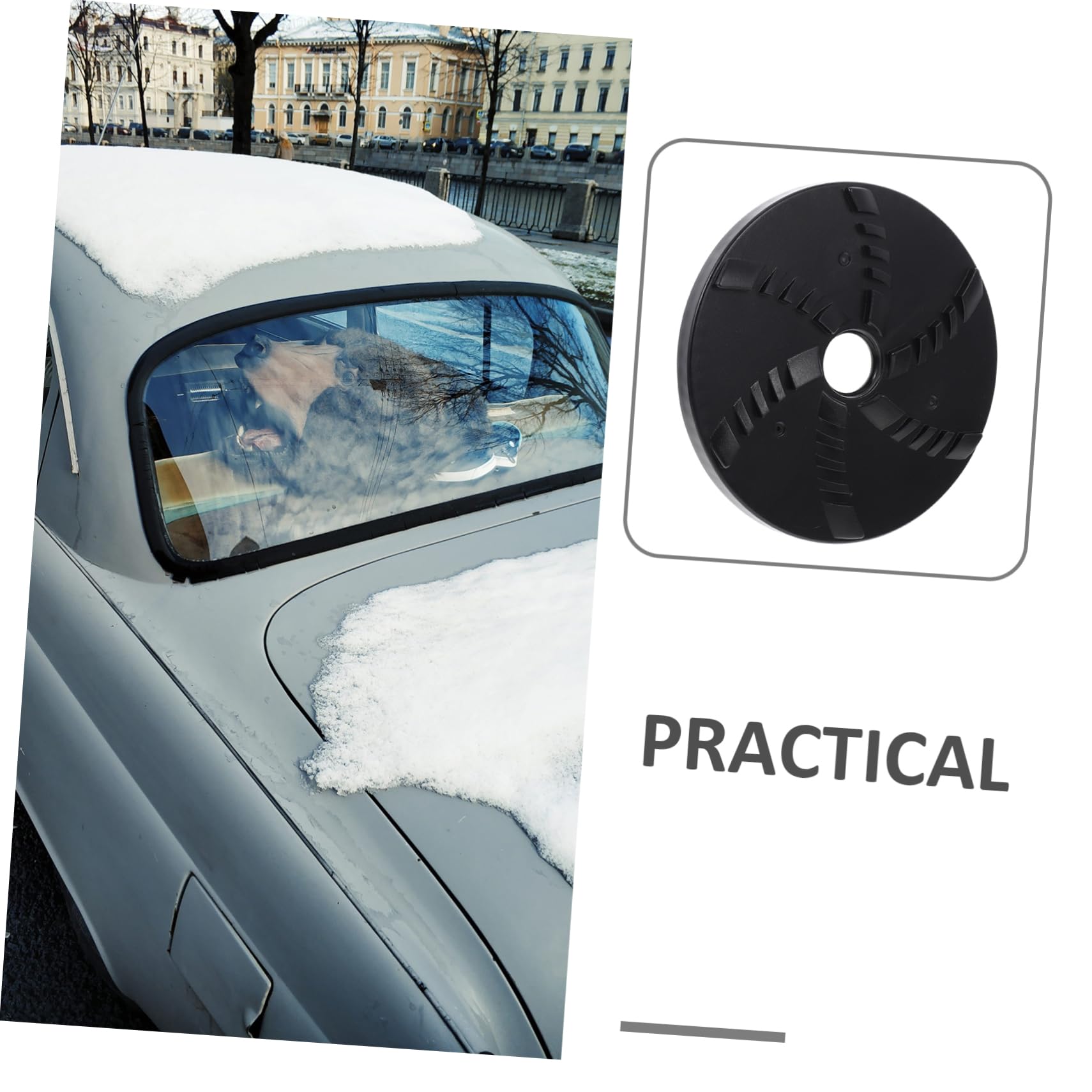 HEALLILY 1pc Electric Snow Blower Ice Scraper Cover for Outdoor Windshield Freezer Accessory