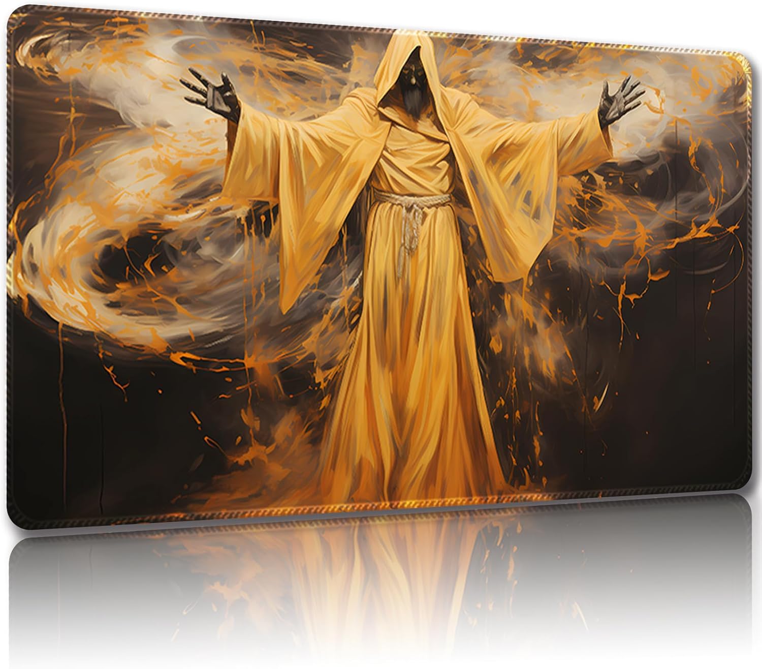 MTG Playmat,with Free Storage Bags,MTG Game Mat 24 x 14 inches, TCG and Board Game Mats for Cards (Magical Girl-Regular)