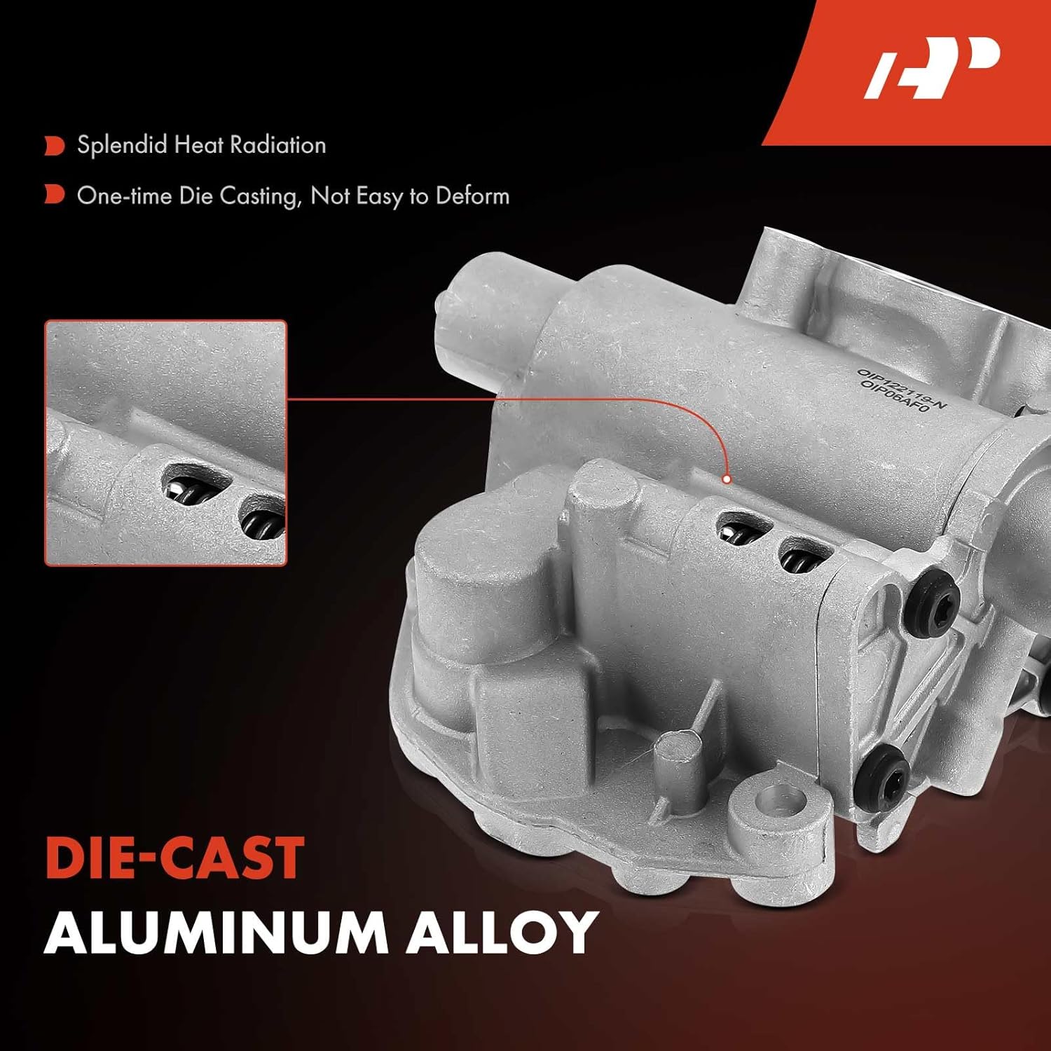 A-Premium 06H115105AC Engine Oil Pump Compatible with Audi A4 A4 Quattro 2014, Q5 2013-2015, A5 A5 Quattro 2014, A6 A6 Quattro 2014-2015, TT Quattro 2011-2015, 2.0L, Replace# 06H115105AF, 06H115105AJ