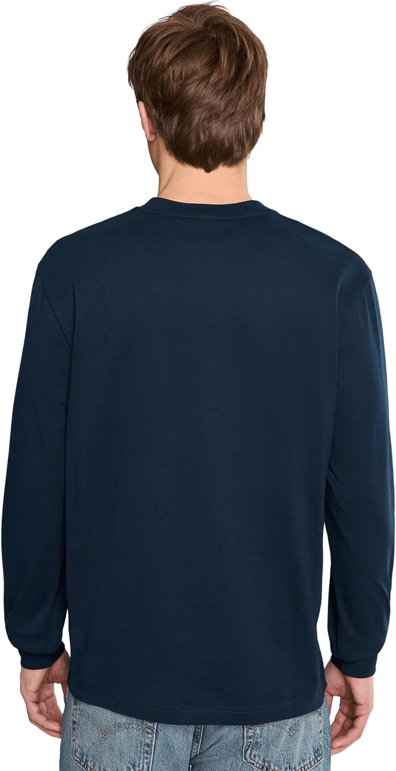 Lacoste Mens Long Sleeved Cotton T-Shirt - Image 5