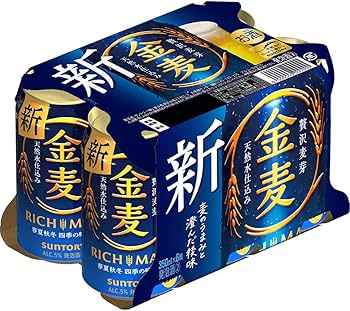 Amazon.co.jp: サントリー 金麦 [ 350mlx6本 ] : 食品・飲料・お酒
