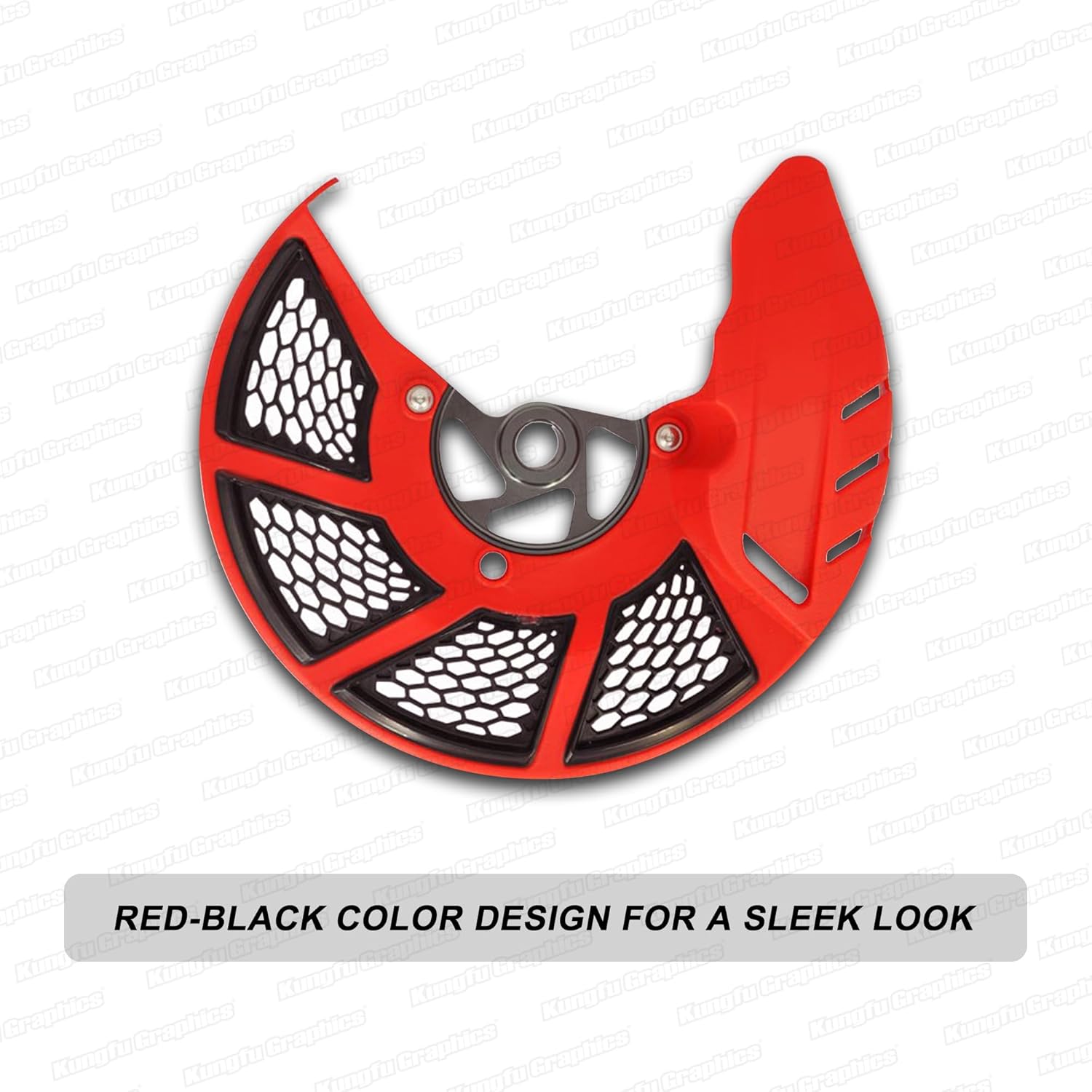 20mm Dirt Bike Front Brake Disc Rotor Guard Cover for CR125R CR250R 2004-2007/CRF250R CRF250X CRF450R 2004-2019/CRF250RX CRF450L 2019/CRF450RX 2017-2019/CRF450X 2005-2012, Red Black